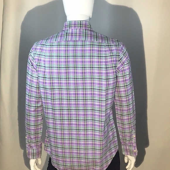 Ralph Lauren woven cotton long sleeve button down (Classic Medium) - Picture 2 of 10